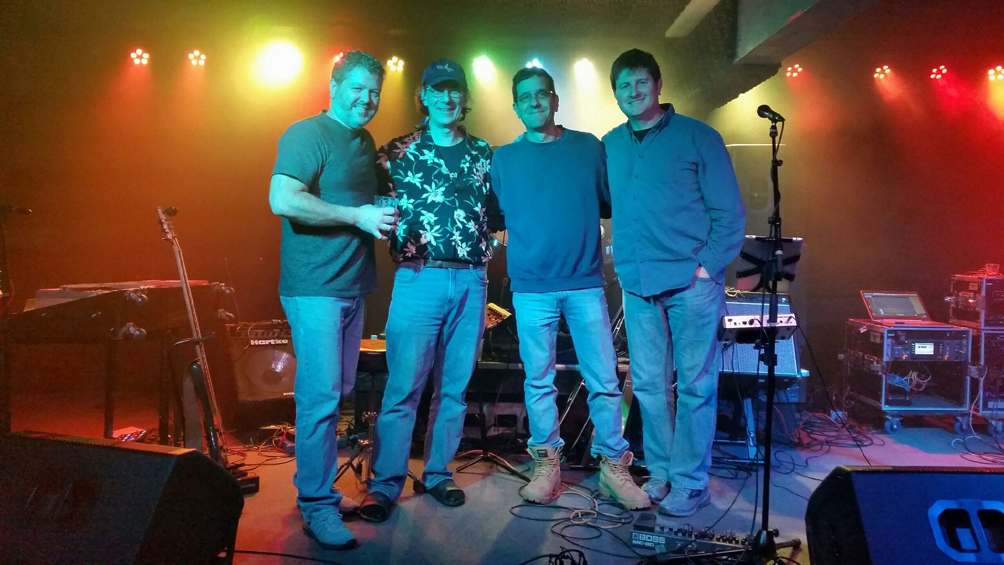 Band Terrapin Station -4 men standing on stage