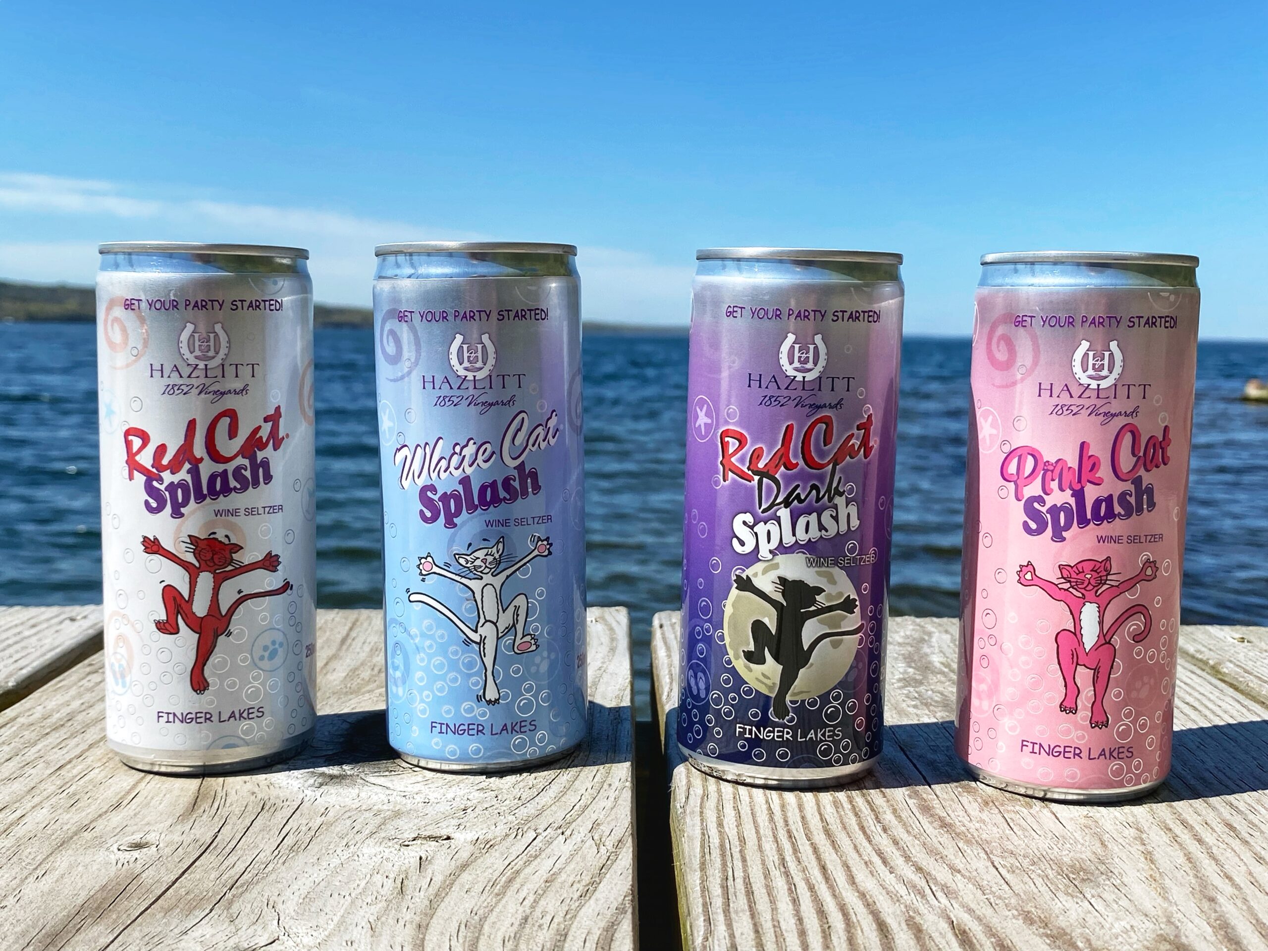 Hazlitt 1852 Vineyards Enters Seltzer Market with Red Cat Wine Seltzers