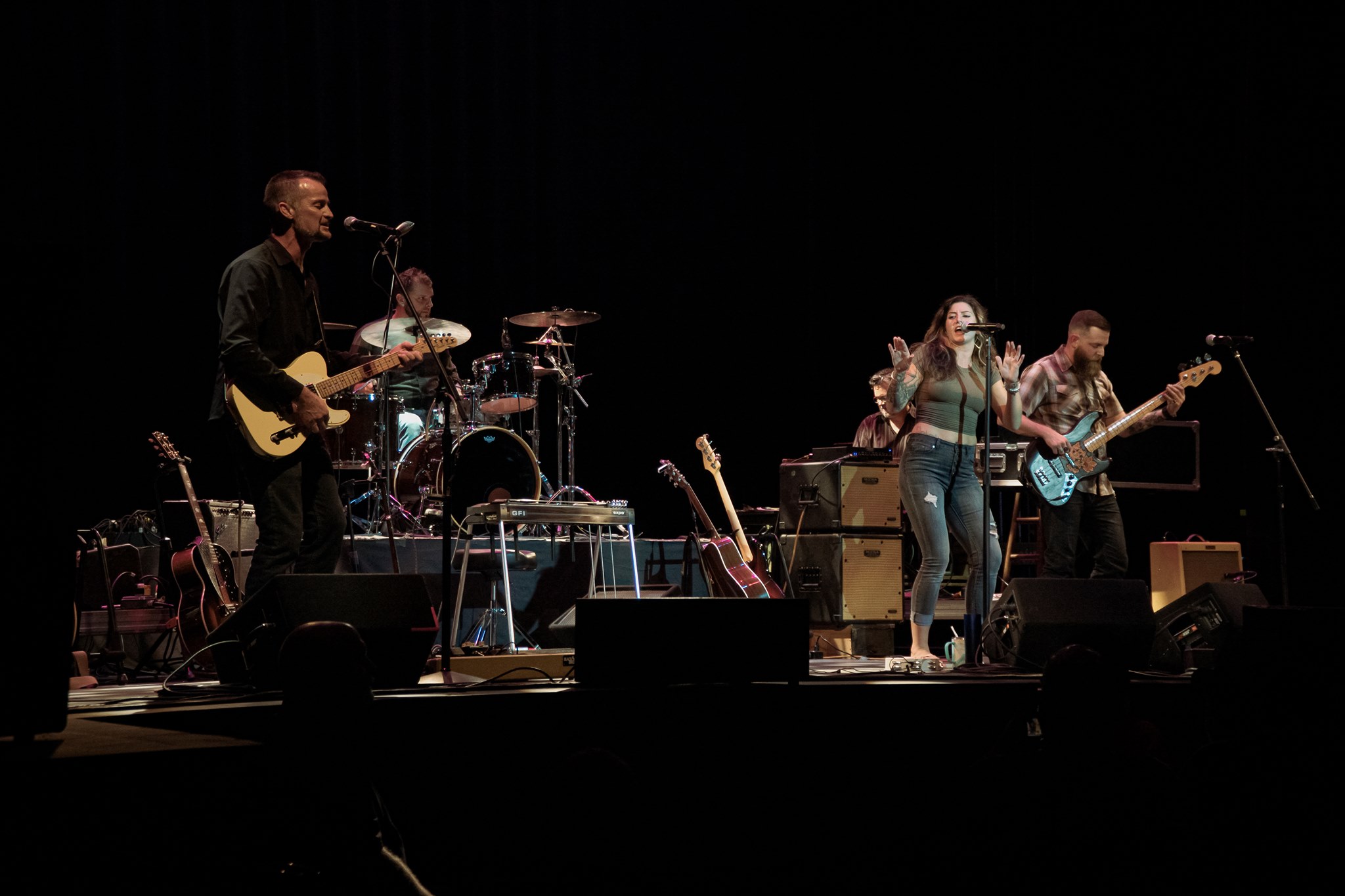 Cass & the Bailout Crew Band on stage