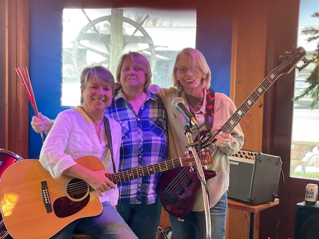 Robin Burnett and a band