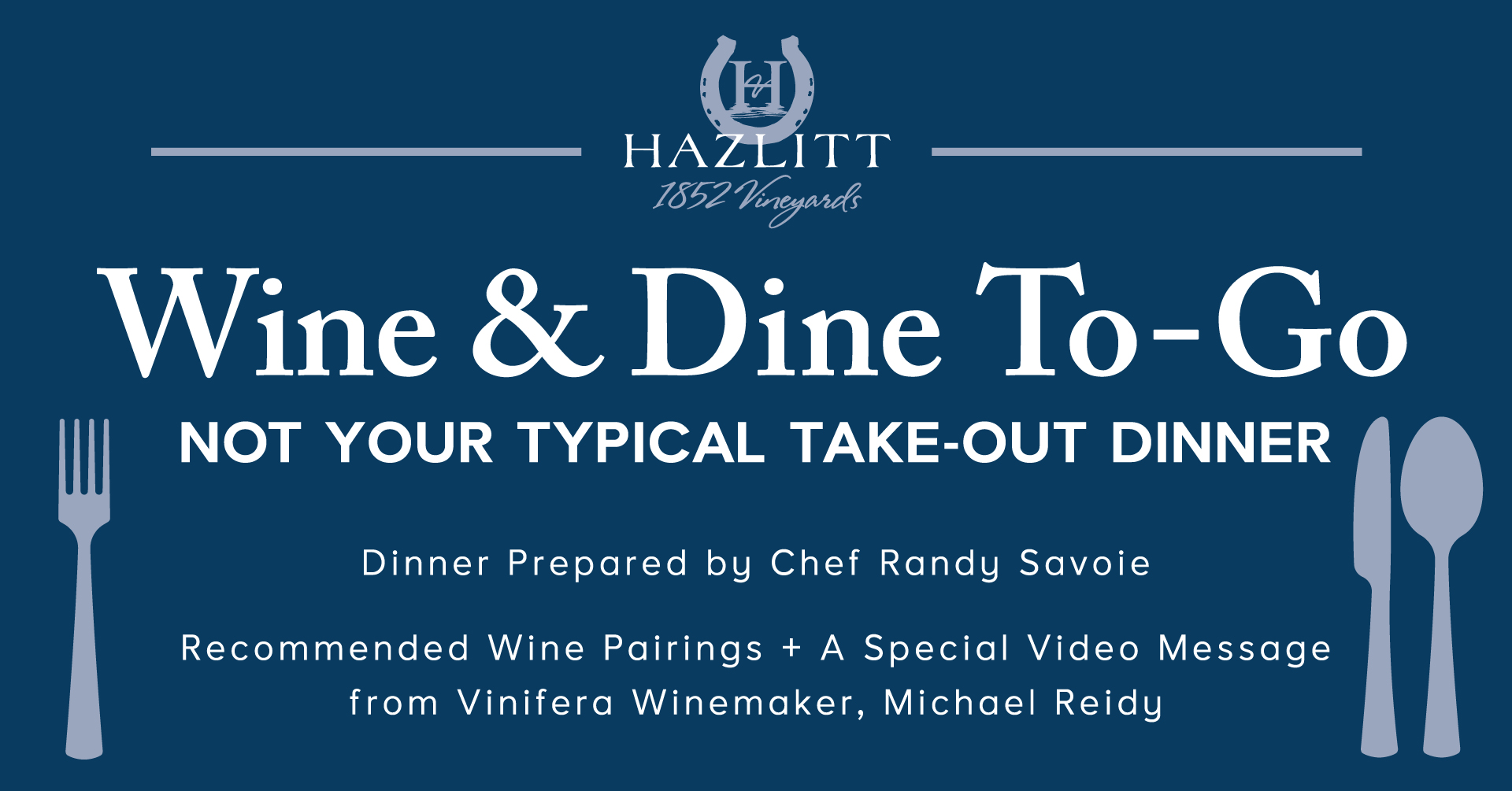 Wine & Dine To-Go Not Your Typical Take-Out Dinner.