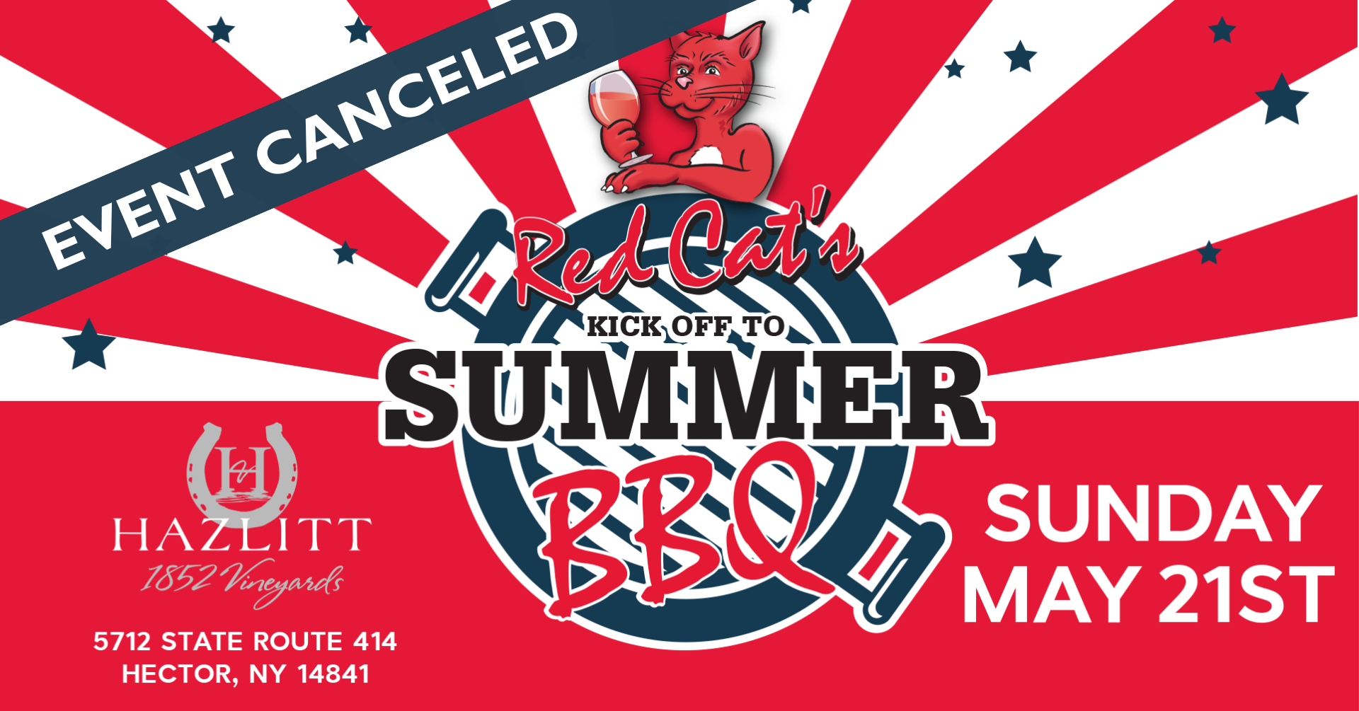 CANCELED Summer BBQ Red Cat's Summer BBQ CANCELED