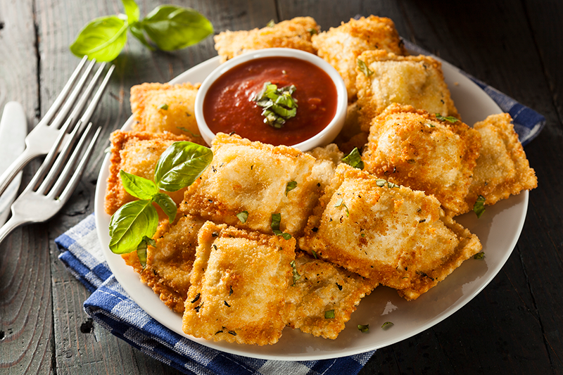 Toasted Ravioli with Red Cat Marinara