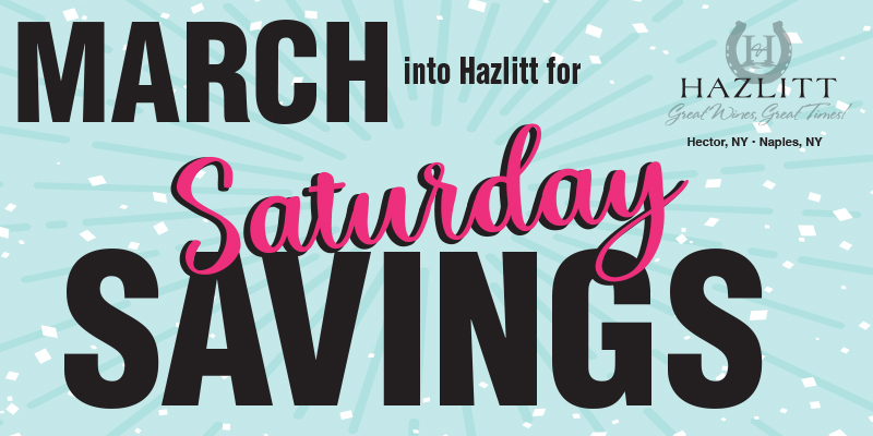 800x400_WEB_CalImage March Saturday Savings