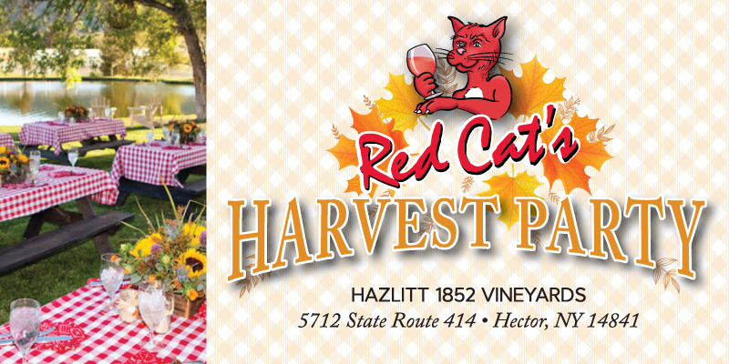 rcharv24 Red Cat's Harvest Party Hazlitt 1852 Vineyards 5712 State Route 414, Hector NY 14841 September 22, 2024