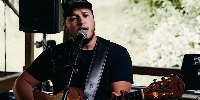 Logan Route playing live music.